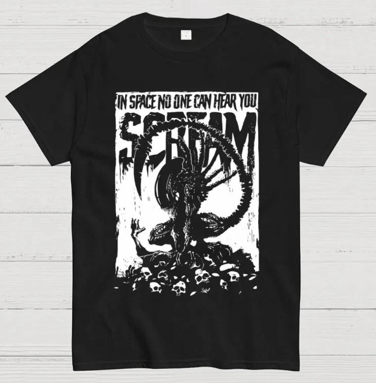 In Space No One Can Hear You Unisex Geek T-Shirt 3XL