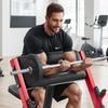 VEVOR Preacher Curl Bench, Strength Training Benches, Max Load 660 LBS Home Gym Fitness Equipment, Seated Arm Isolated Barbell Dumbbell Bicep Station