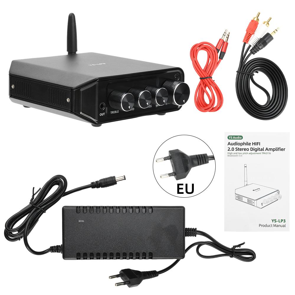 YS-LP3 2.0 Dual Channel BT V5.4 Digital Amplifier Board 50W*2 Hi-Fi Stereo Digital Amplifier TPA3116 Hi-Low Adjustable DC 12-24V