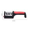 Knife Sharpener, 4-Level Sharpener, Rough Sharpening, Finish Sharpening, Sharpness Recovery, Removable, Hanging Hole
