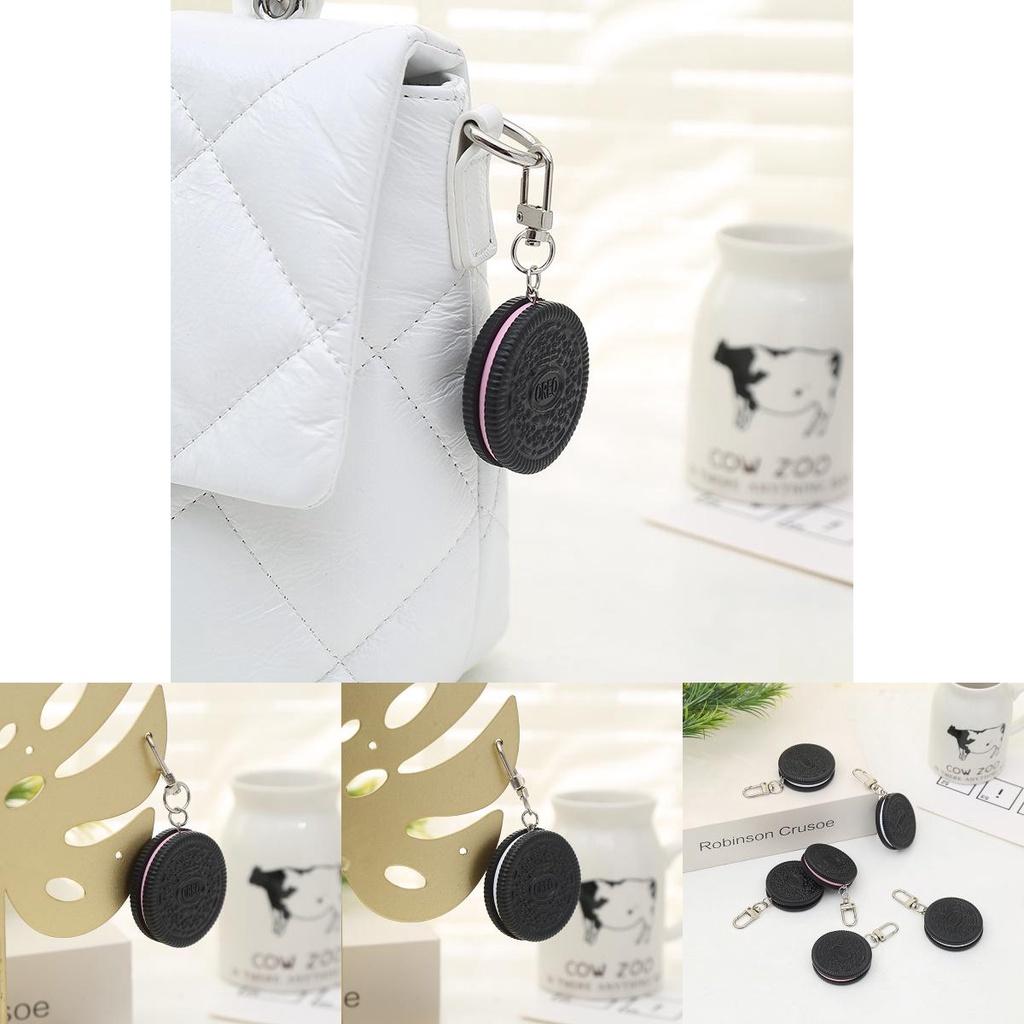 Realistic 11 Oreo Cookie Keychain Cute Sandwich Cookie Pvc Pendant Creative Oreo Model Characters)