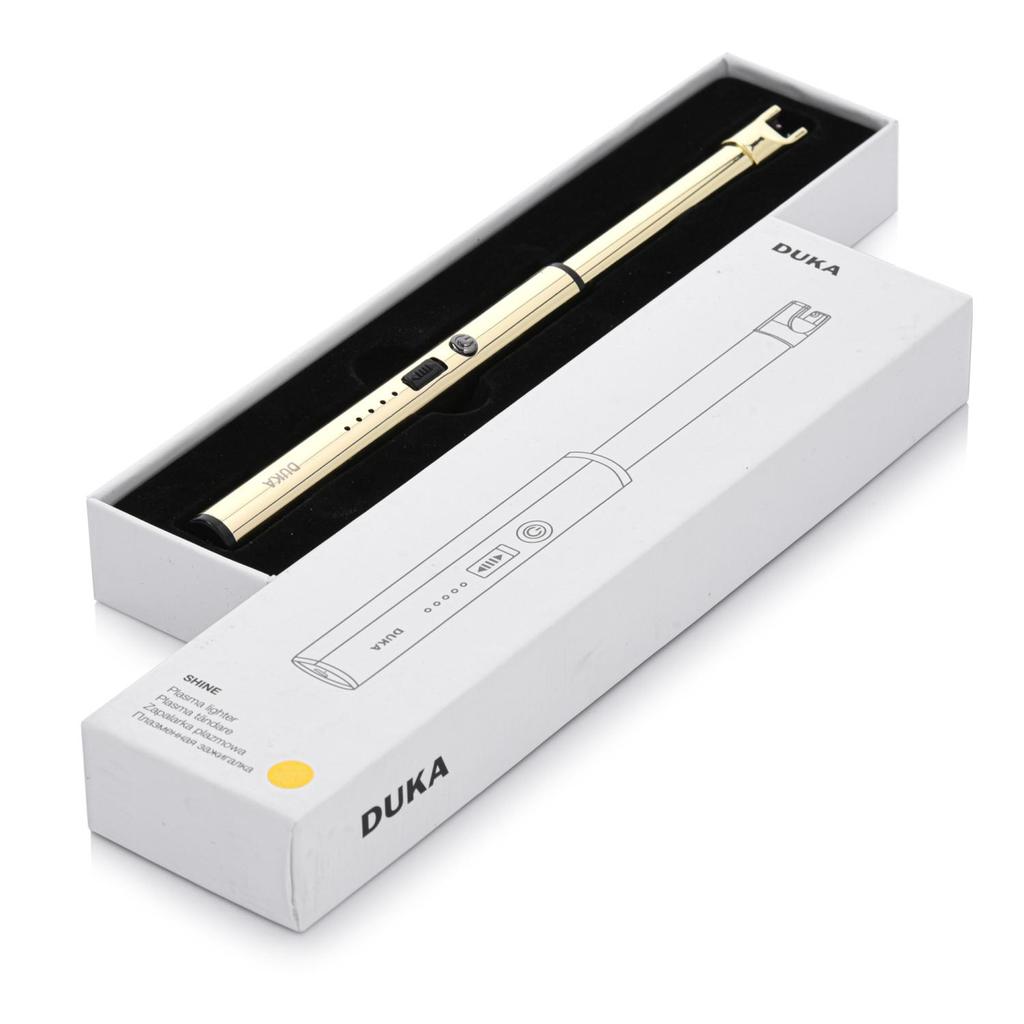 USB Plasma Lighter, Elegant, for Candles & Grill, Shine DUKA