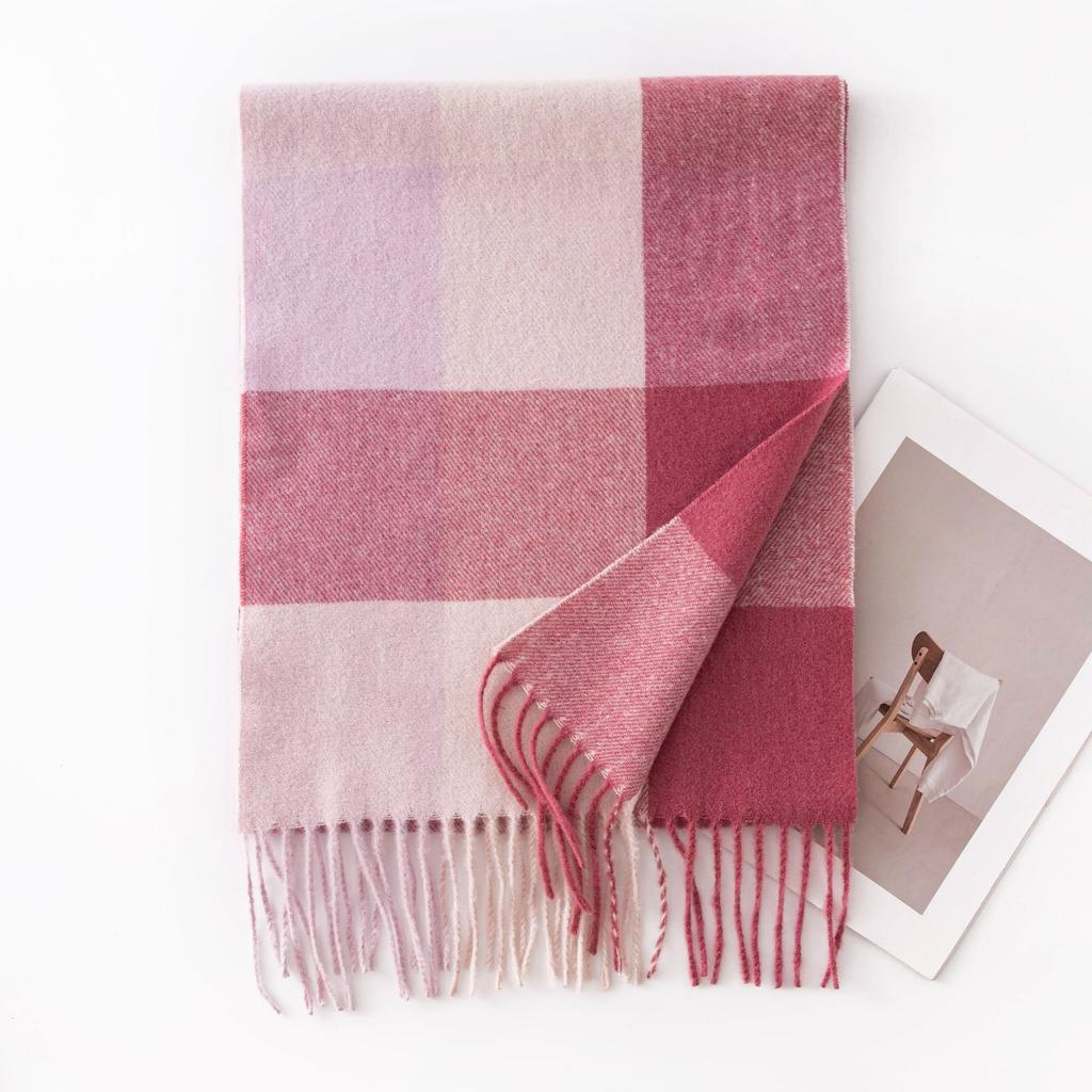 Commuting Imitation Cashmere Scarf Fashionable and Elegant Scarf Versatile Scarf for Women Warm and Cold Proof Shawl