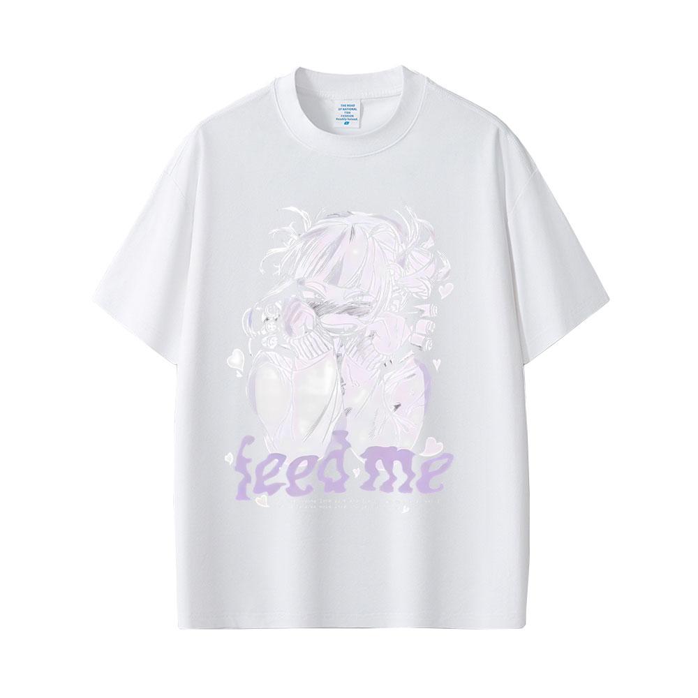 Anime My Hero Academia Tshirt Cute Sexy Toga Himiko Graphic Tshirts Unisex Women Cartoon Unisexga Oversized Y2K Short Sleeve Tees