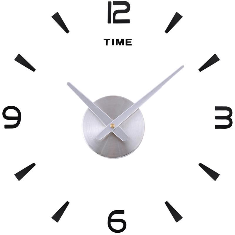 Large European & American 3D Acrylic Wall Clock for Living & Dining Room Home Decor - DIY Wall Sticker Clock