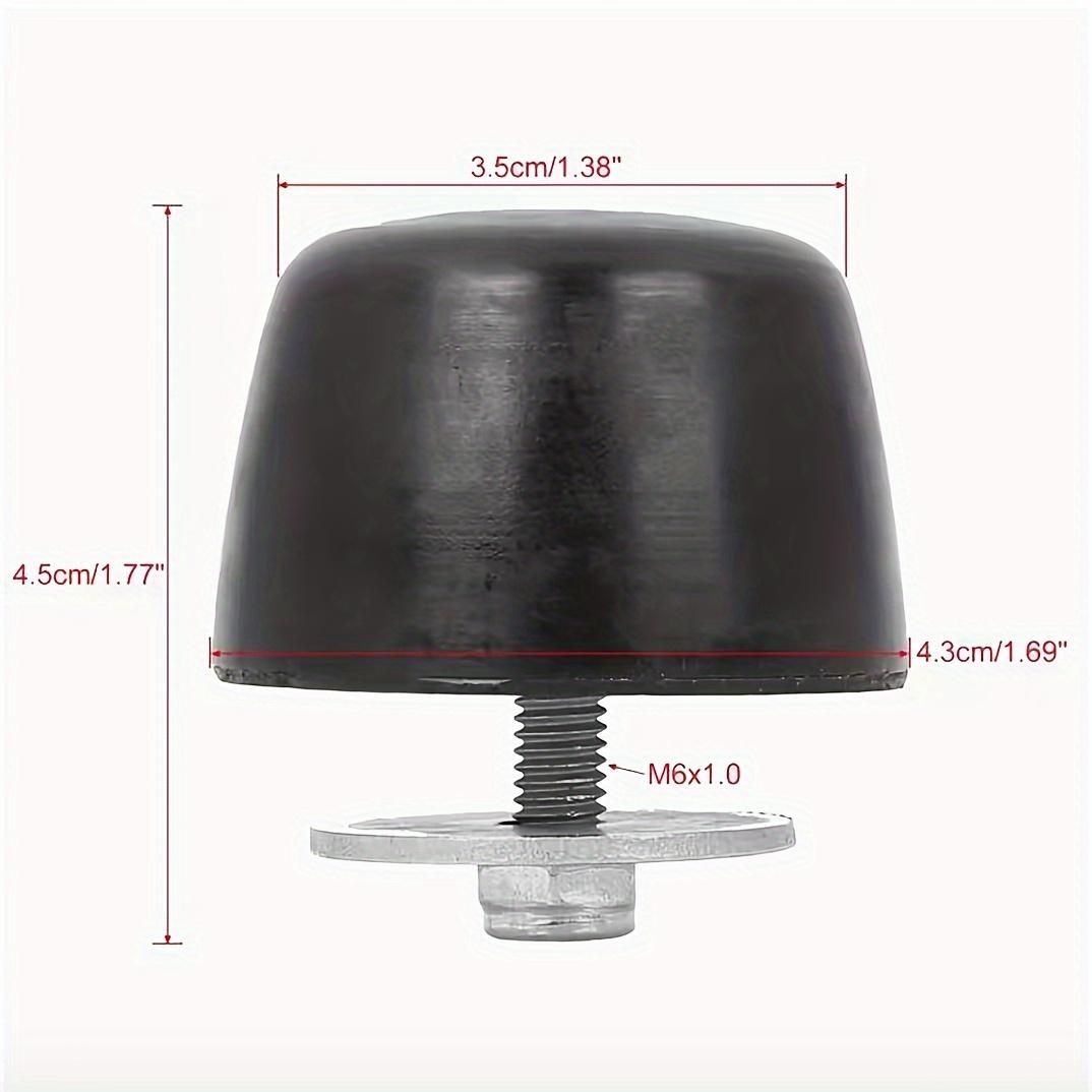 2pcs Heavy-Duty Rubber Bumper Cushion Hood Bump Stopper For Jeep Wrangler KJ71051BK Auto Body Repair Accessories 2pcs