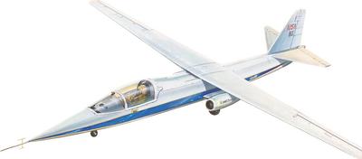 Fly NASA Πειραματικό Αεροσκάφος Πλαστικό Μοντέλο Kit FLX72062 1/72 AD-1