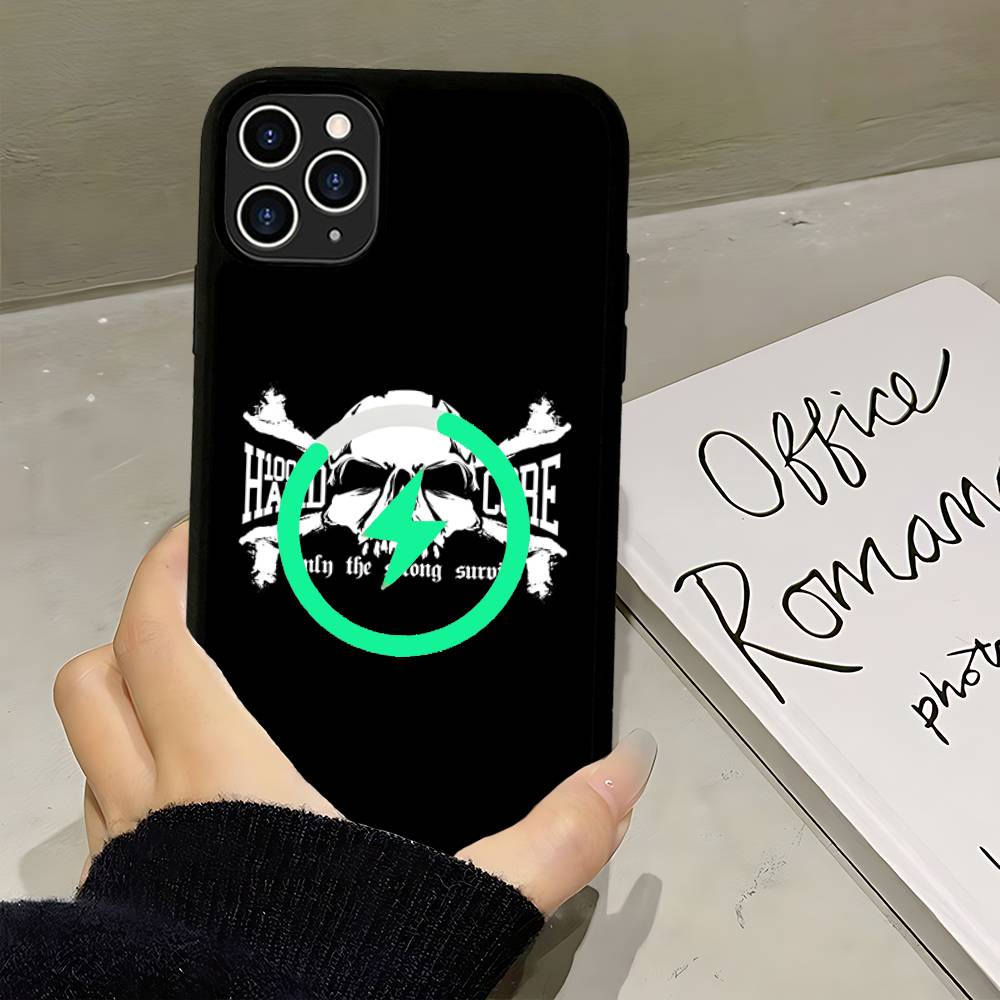 100 Hardcore Dog To The Bone For Magsafe Magnetic Phone Case For IPhone 17 16 Pro Max 15 Plus 14 13 12 11 Cover