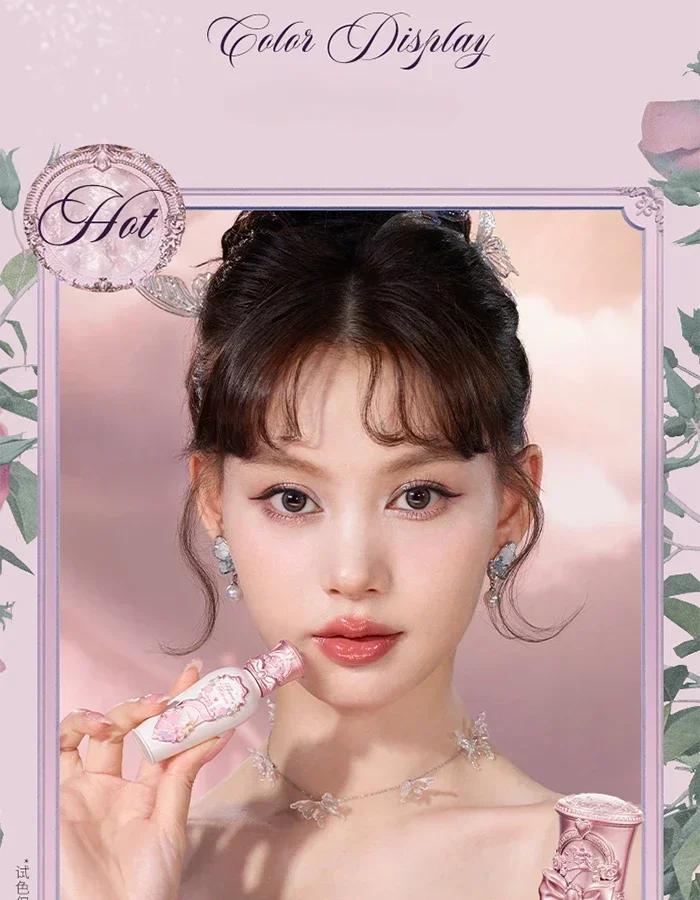 Flower Knows Řada Letní Noc Zrcadlový Lesk na Rty Vytvářející Film Balzám na Rty Hydratační Dlouhotrvající Nelepivý VŠECHNY Rty Make-up