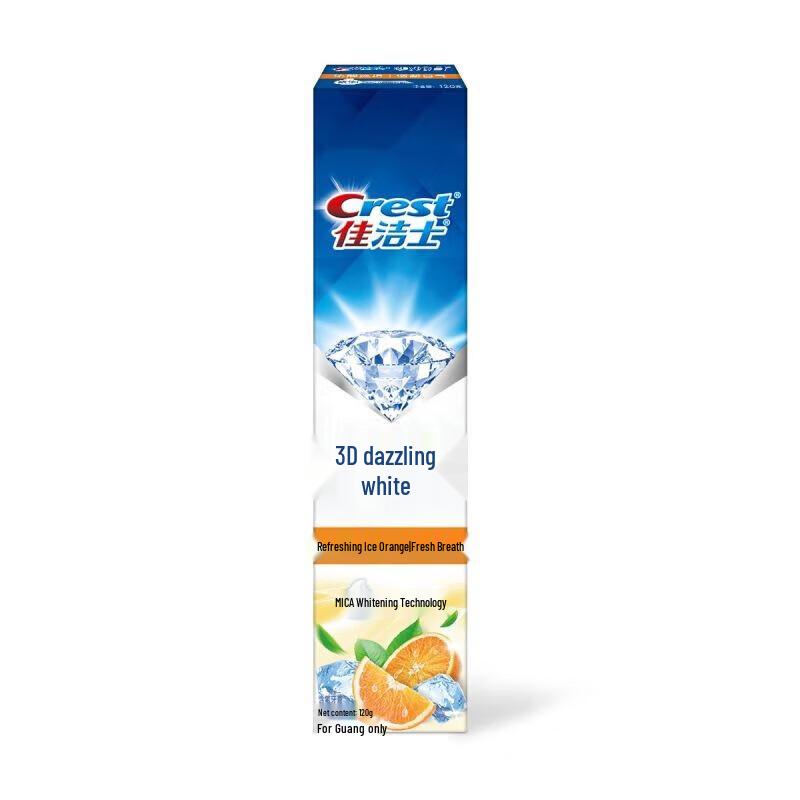 Crest 3D White Invigorating Iced Orange Toothpaste