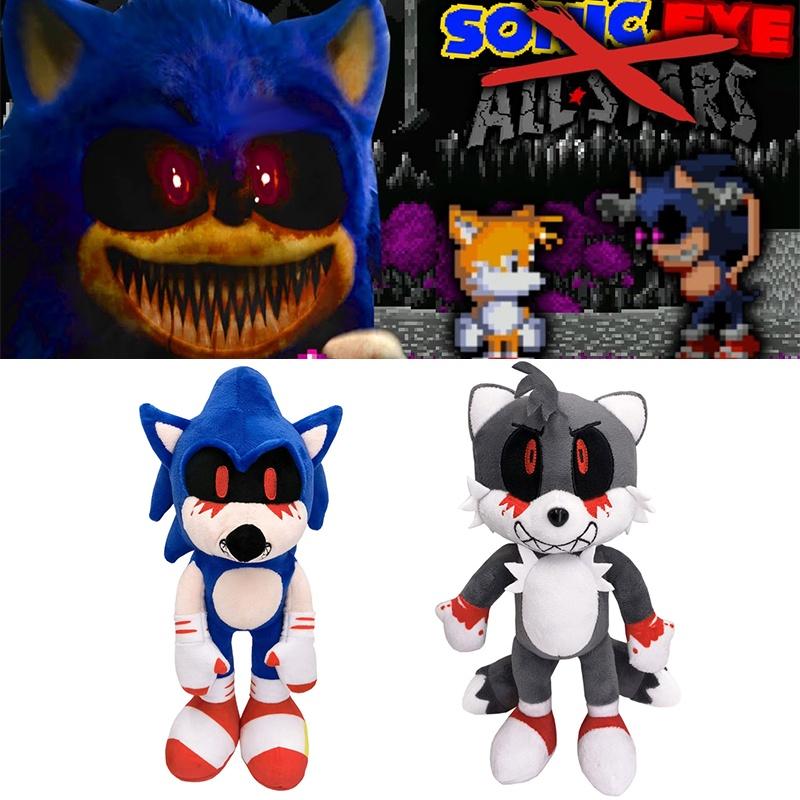 Sonic Exe Plush Toy Evil Blood Soft Stuffed Doll Spirits Of Hell For Kids