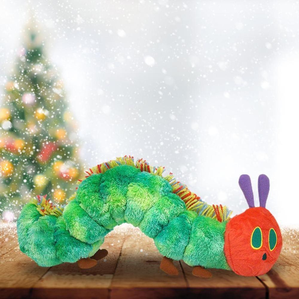 Adorable Colorful Caterpillar Plush Toy For Babies With Soft Neck Pillow For Sleep