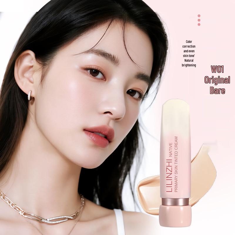 Тонирующий увлажняющий крем Lilinzhi Bare Skin: Легкий, осветляющий, увлажняющий консилер, не скатывается, стойкий, с натуральным покрытием.