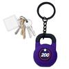 Fashionable Mini Kettlebell Keychain Sturdy Rubber Backpack Charm Lightweight Key Holder For Outdoor Use