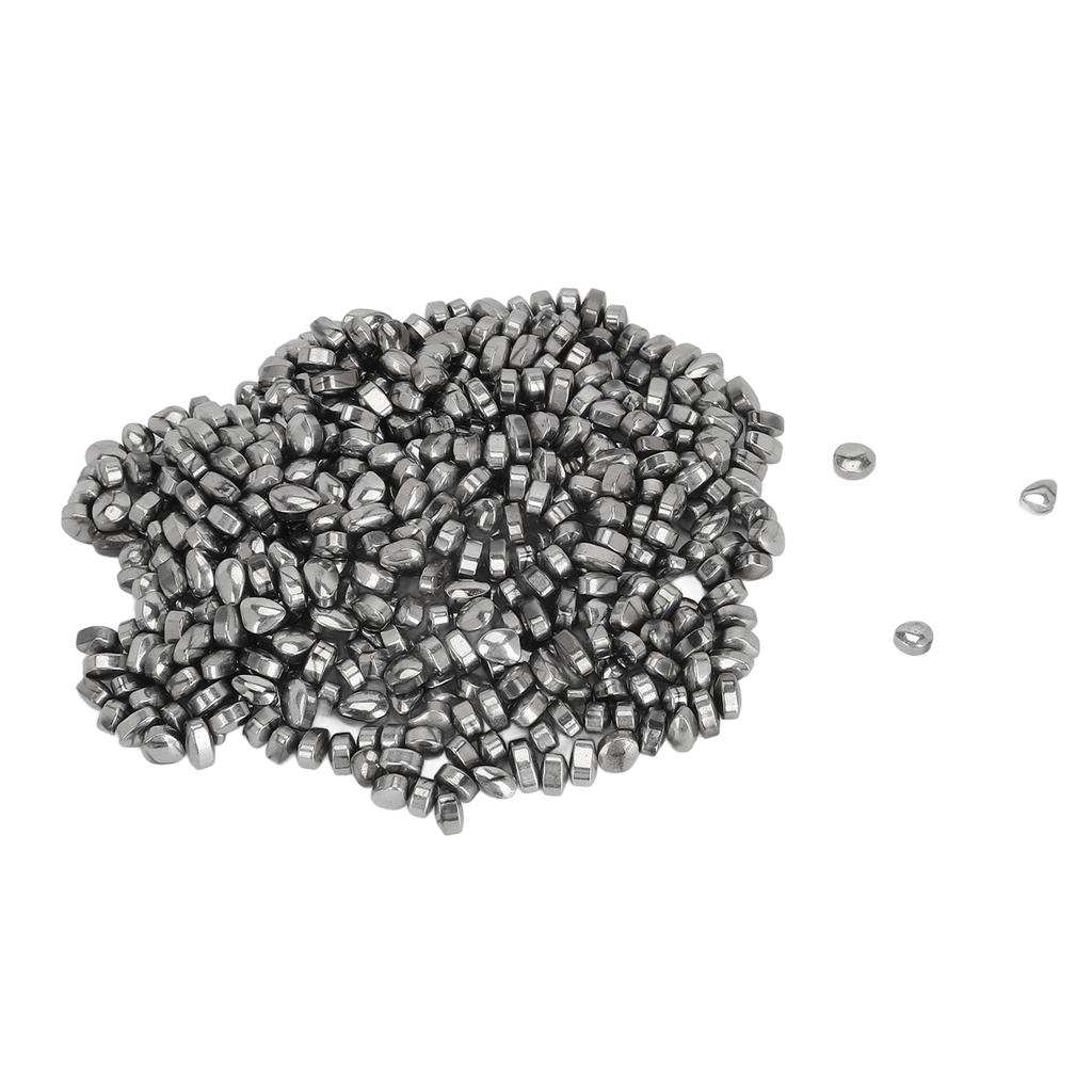 510pcs Magnetic Ferrite Putty Stones Decompression Satisfying Magnet Rock Silver Small Size