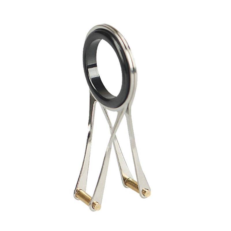 Fishing Rod Tip Guide Folding Wearproof Eye Rings Telescoplc Stainless Steel Guide Rings Fishing Tackle Accessories