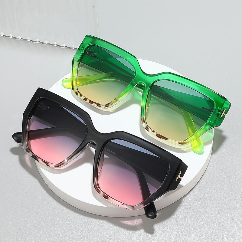 New Fashion Sunglasses Personalized Square Sunglasses Women's Retro Large Frame Sunglasses Women's Sunglasses M6248