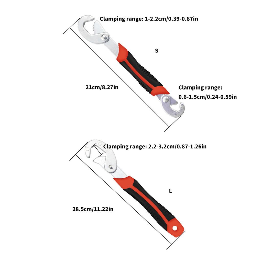 Multifunctional Monkey Spanner Tool for Home Professional Universal Wrench Tool Set Adjustable Large Opening Hardware