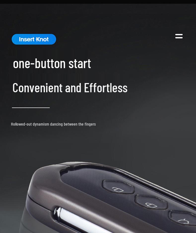 Wuling Capgemini Car Key Premium Metal Protective Case with Buckle