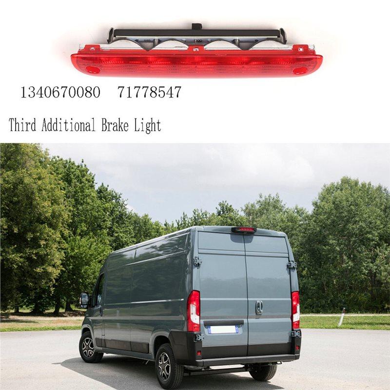 High-Mounted Brake Light 1340670080 71778547 For FIAT Ducato Boxer 2007- 2026 Third Additional Brake Light Red