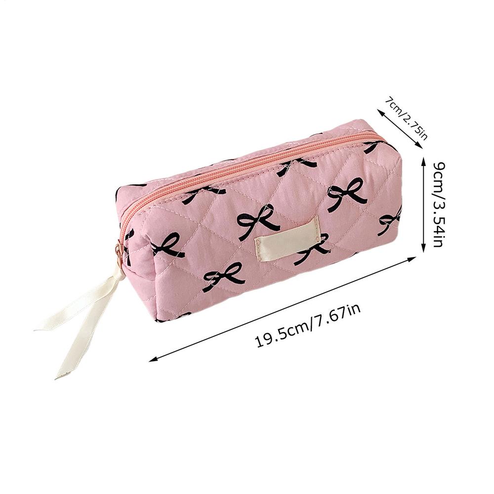 Pencil Bag Makeup Brush Bag Pouch Large Capacity Stationery Holder Organizer for Students Teachers Kids Teens Girls Women