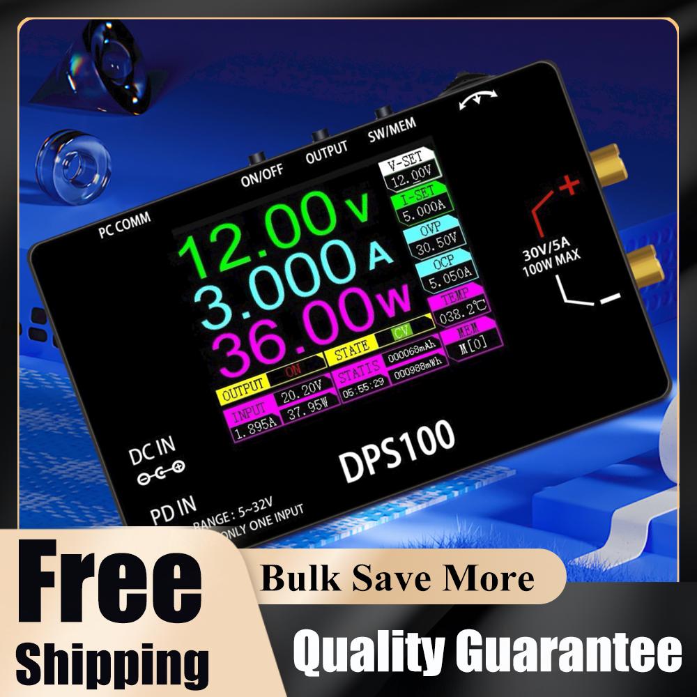 DPS100 Adjustable Voltage Regulator 30V 5A 100W Pocket Size Bench Switching Programmable Voltage Regulator Power Supply