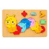 Wooden Early Education Cognitive Children Educational Toys Building Block Animal Traffic Shape Matching 3d Three-dimensional Puz