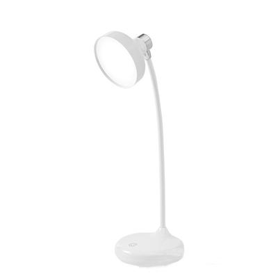 Lampă de birou LED pentru îngrijirea ochilor Lampă de lectură reîncărcabilă prin USB 3000-6000K Apăsare lungă, reglabilă infinit