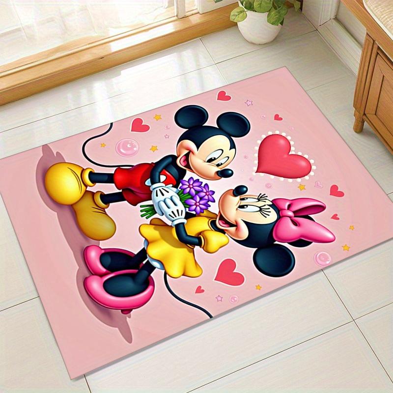 

1pc. Mickey Mouse & Minnie Mouse Romantic Valentine s Day Gift Rug for Home Office Chair Outdoor Carpet Decorz041116 60cm by 90cm