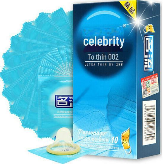 Celebrity Condoms: Ultra-thin 0.02mm, Pack of 3 for Men & Women, Couples, Adult Toys, Enhanced Lubrication, Ideal for Hotels & Supermarkets.