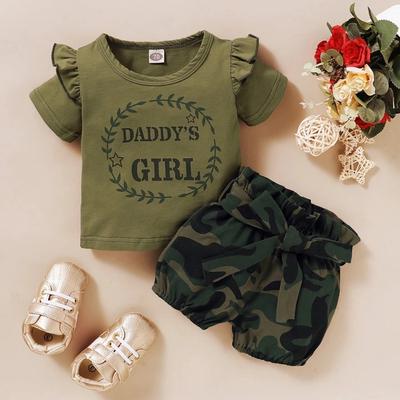 baby girl shorts and shirt set