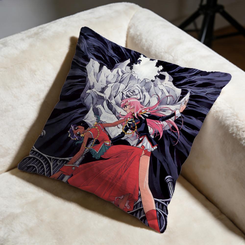 

Fashion Rrevolutionary Girl Utenaful Cushion Cover Soft Decorative Pillow Case Suitable for Bedroom Sofa Car Travel Use 30X30cm