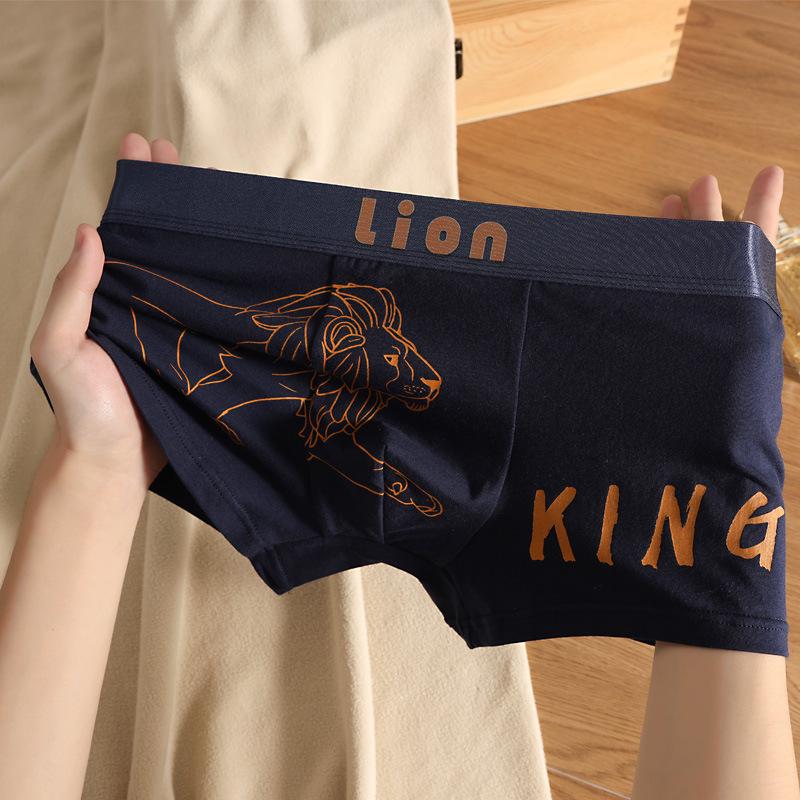 New Men's Breathable Cotton Boxer Briefs - Thin, Mid-Waist, Plus Size