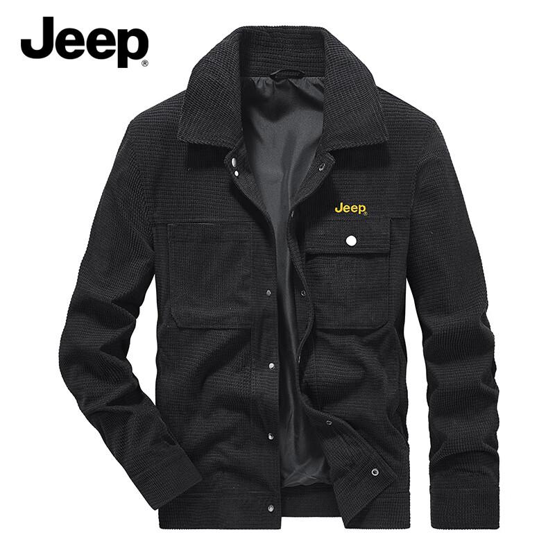 

JEEP Men s Waffle Knit Casual Outdoor Lapel Jacket 3XL