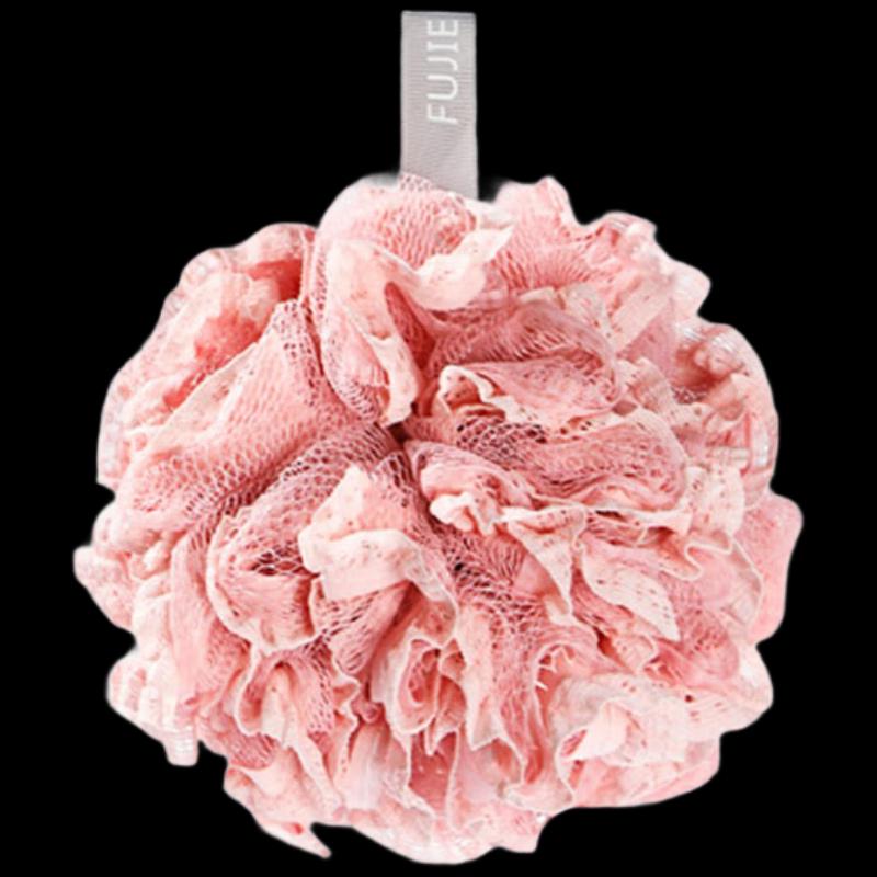 Premium Lace Trim Large Bath Loofah