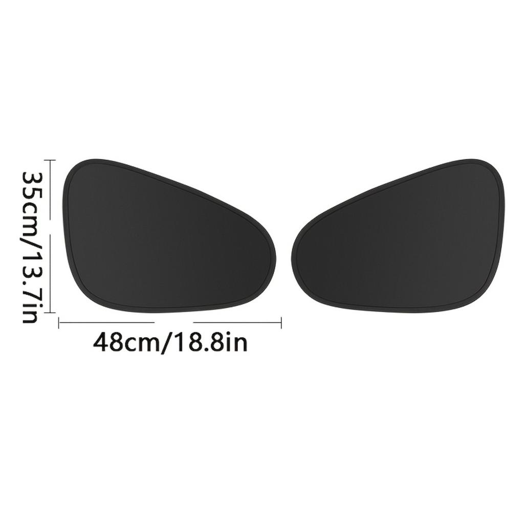 2-Piece Car Sunshade Set for Driver & Passenger Seats, Window Sunshades, Heat-Insulating & Cooling