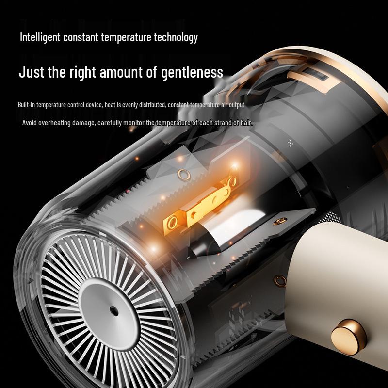 High-Speed Hair Dryer with Constant Temperature - Powerful Cold & Hot Air for Dorm & Home Use