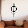 Metal Wall Décor - Minimalist Abstract Hollow Vertical Art, Geometric Wall Sculptures for Elegant Hanging Wall Decorations