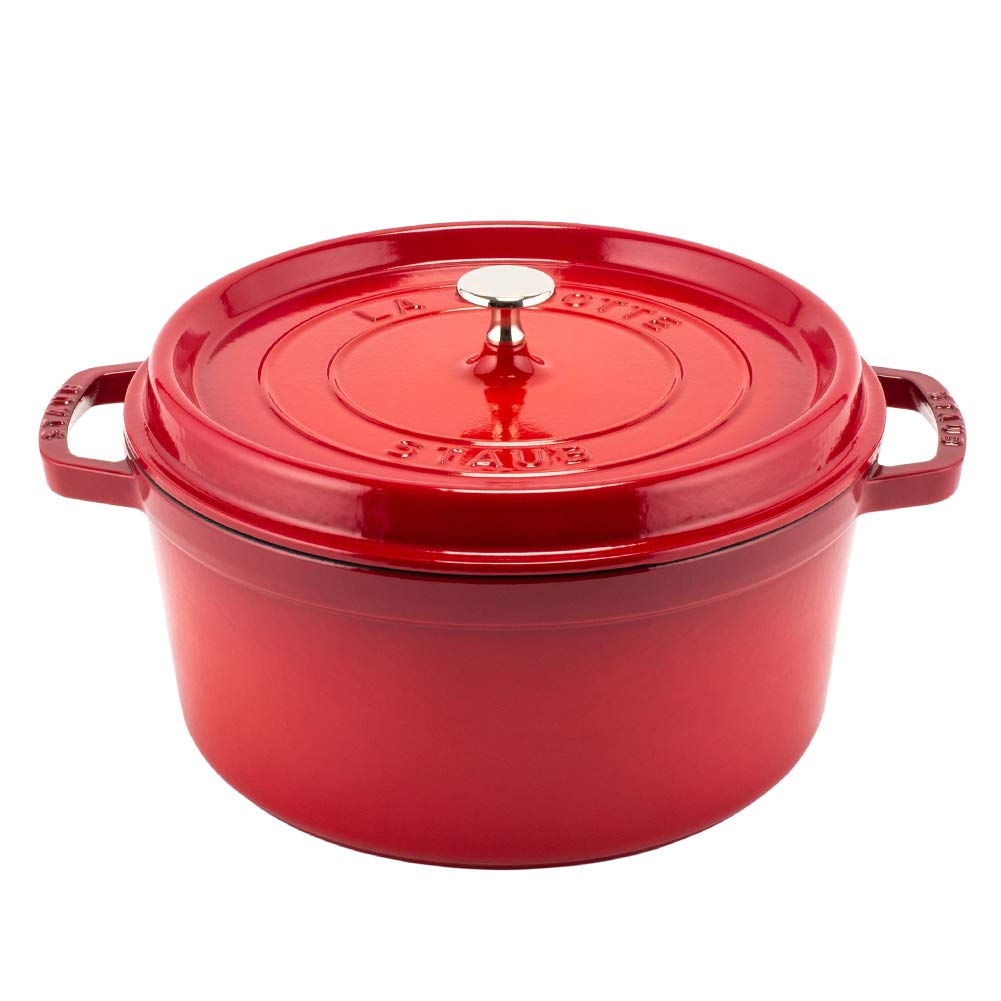 

Staub Pico Cocotte Round 28см 1102806 Каструля Емальована каструля Rund Brater вишня Pico Cocotte Горщик Стильний посуд Кухонне приладдя [Staub] Cherry/Red
