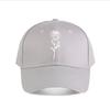 Minimalist Line Art Rose Vinyl Decal Baseball Cap Fashion Unisex Sunhat Womens Outdoor Sports Snapback Cap