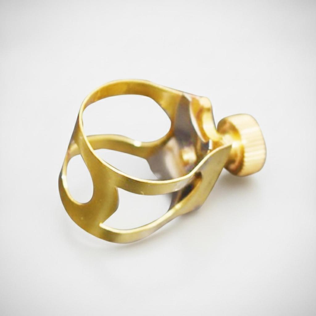 Liguature pour saxophone alto Pince métallique pour saxophone pour saxophonistes, Performance, Répétition,
