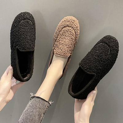 Fashion Furry Shoes Women Outdoor Fashion Flats Shoes Hot Sale Soft Comfortable Slip On Loafers Walking Footwear Woman Zapatos De Mujer9