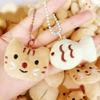 2pcs Little Cat Fish Couple Keychain Cartoon Phone Chain Plush Doll Toy Jewelry
