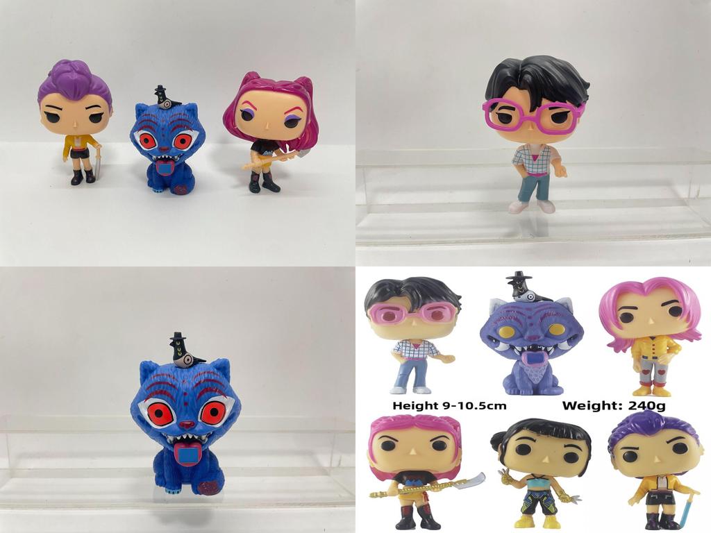 Kpop Demon Hunters Pvc Figure Collectible Set For Fans And Display