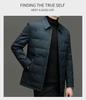 Men's Lightweight Shirt-Style Down Jacket - 2025 Autumn/Winter Business Casual Coat