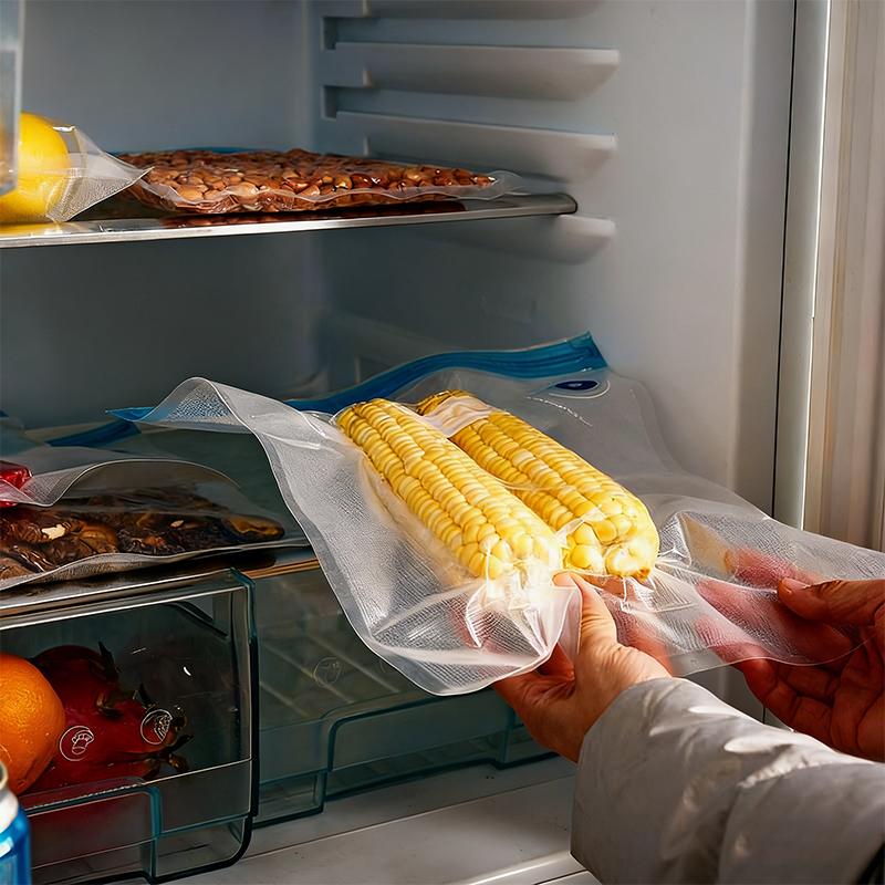1PC Reusable Vacuum Sealer Bags With Ziplock Bpa-Free Food Storage Bags For Sous Vide Meal Prep And Freezer