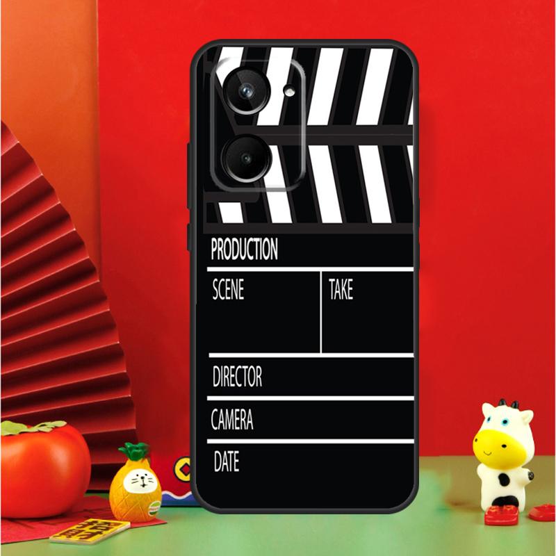 Clapper Board For Realme 11 10 9 12 Pro Plus C67 C55 C53 C51 C31 C35 C33 C30 C21Y C25s GT Neo 6 GT5 Case