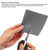 Uxcell Thermal Pad 4.0Wm.K Insulating Heat-Resistant Silicone Cooling Pad 150x100x1.5mm Laptop Radiator Gray