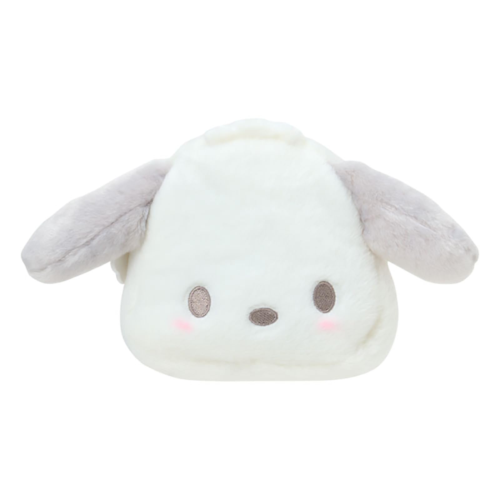 Sanrio Pouch on a Fluffy Pochacco 661490 Face-Shaped (Napping Cloud)