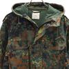 GERMAN MILITARY 90s euro military flector camo Military jacket Hoodie Men's Used